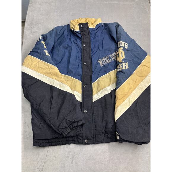 Vintage Notre Dame Fighting Irish Jacket Mens XL NCAA Football Starter 90s